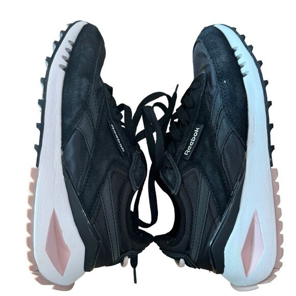 Reebok Classic Galaxy10 Womens Running Shoes Black Pink 7 Athletic Sneakers - Picture 1 of 9
